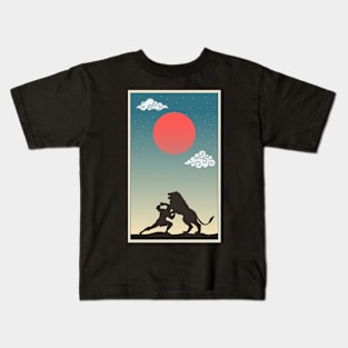 First Labor of Hercules - the Nemean lion Kids T-Shirt